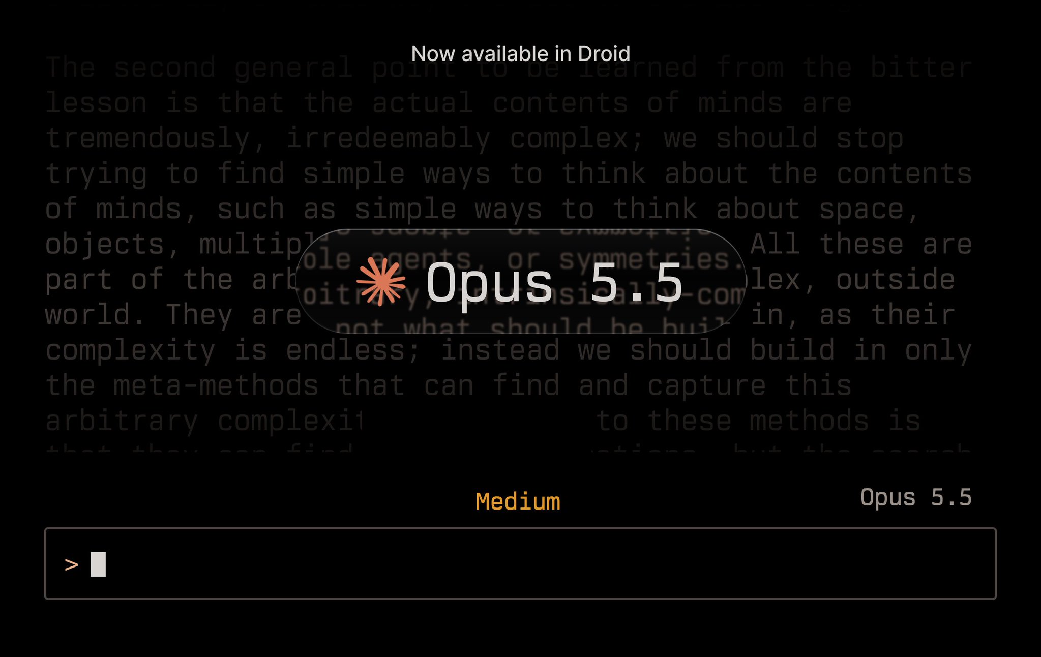 Factory Opus 5.5