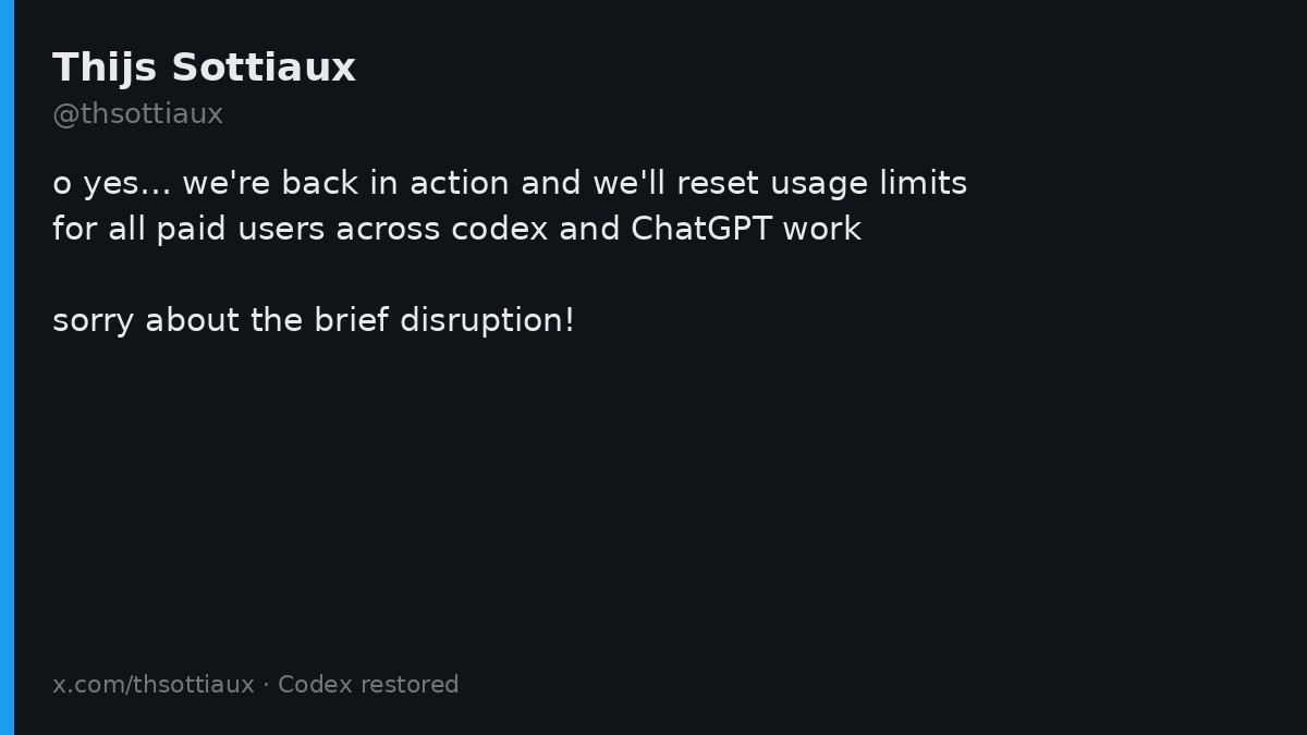 Codex restored