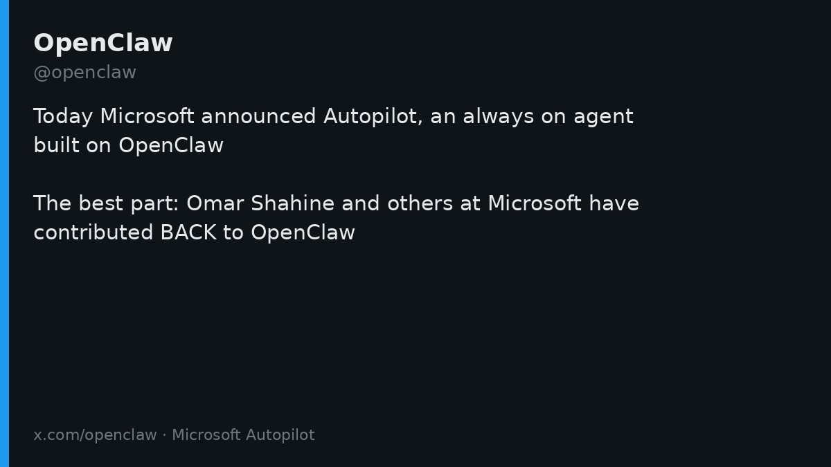 OpenClaw Microsoft