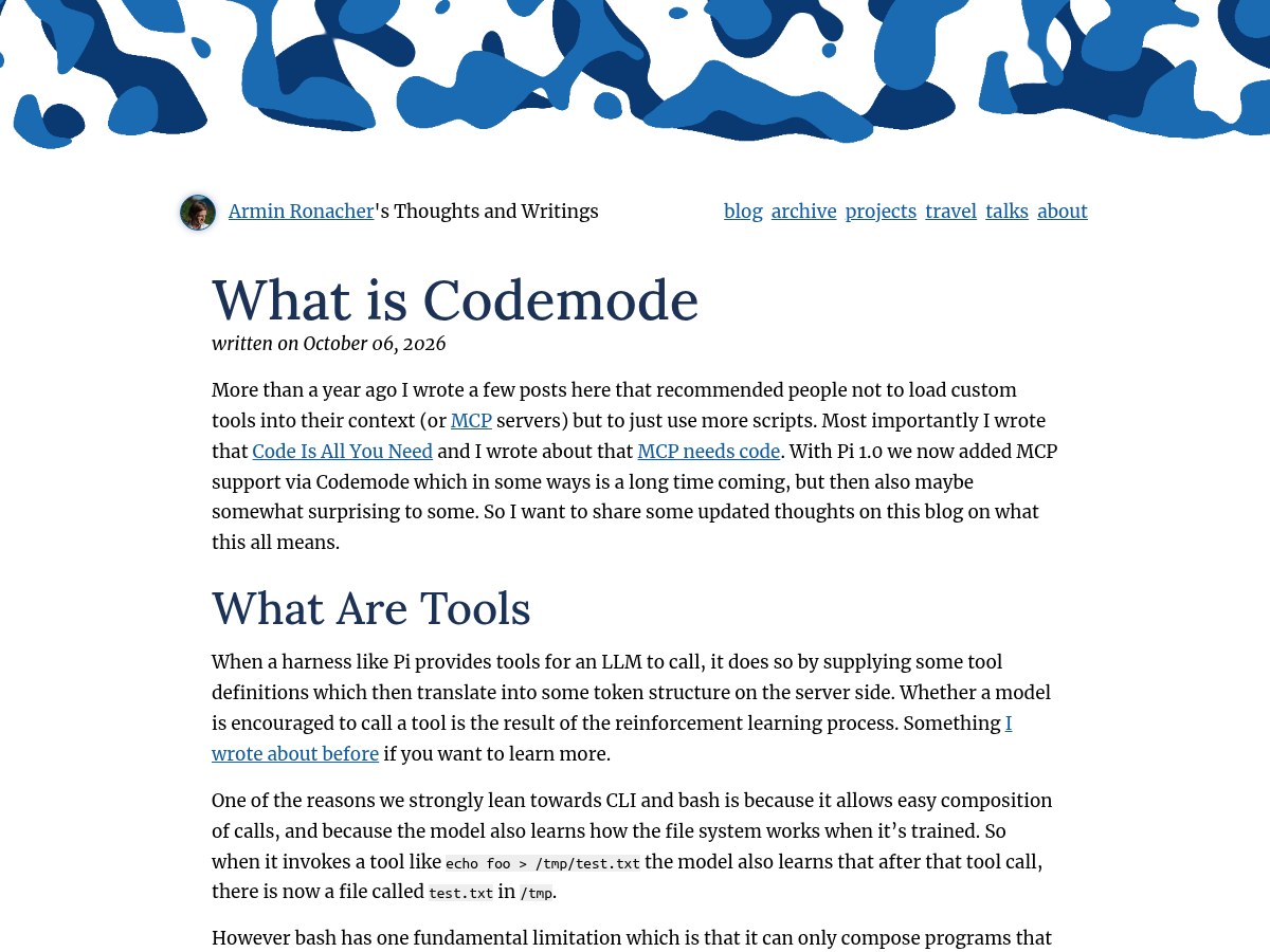 What is Codemode