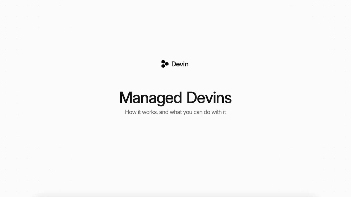 Devin nested managed Devins
