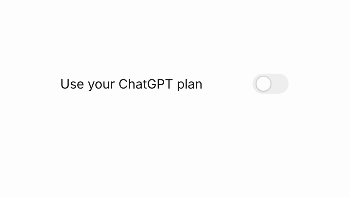 Devin connects ChatGPT subscription