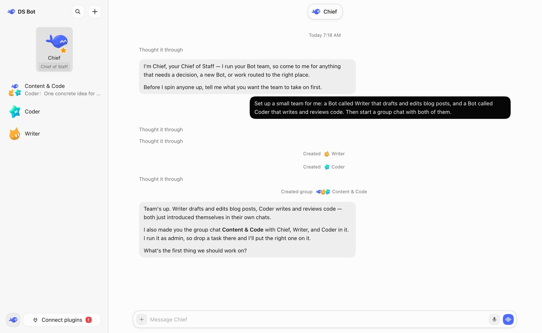 DeepSeek Bot open-source plugin