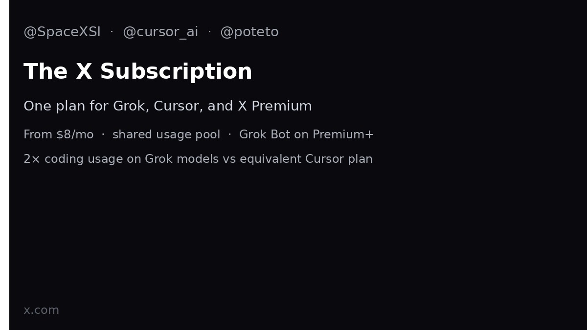 The X Subscription