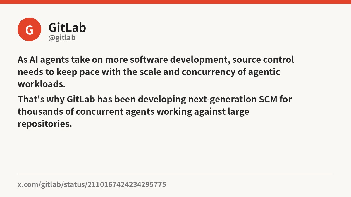 GitLab next-gen SCM