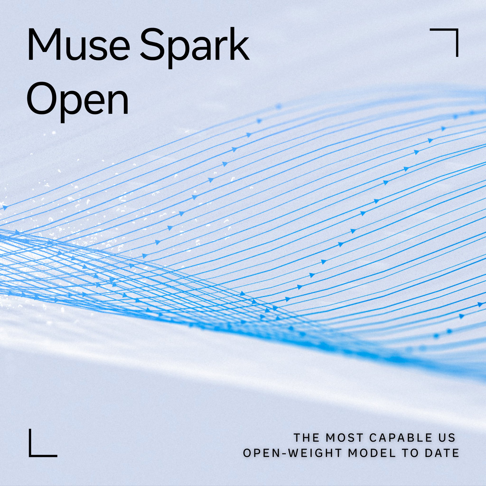 Muse Spark Open launch graphic