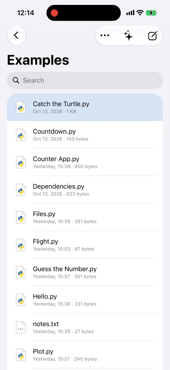 mitsuhiko's iOS Python IDE