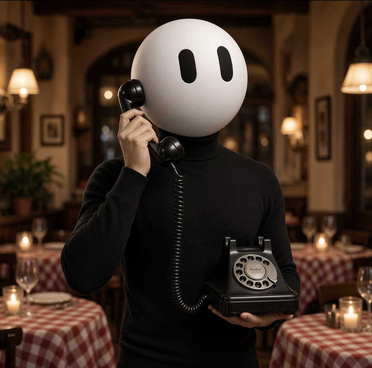 Image from BrianRoemmele's restaurant-booking Grok Bot post