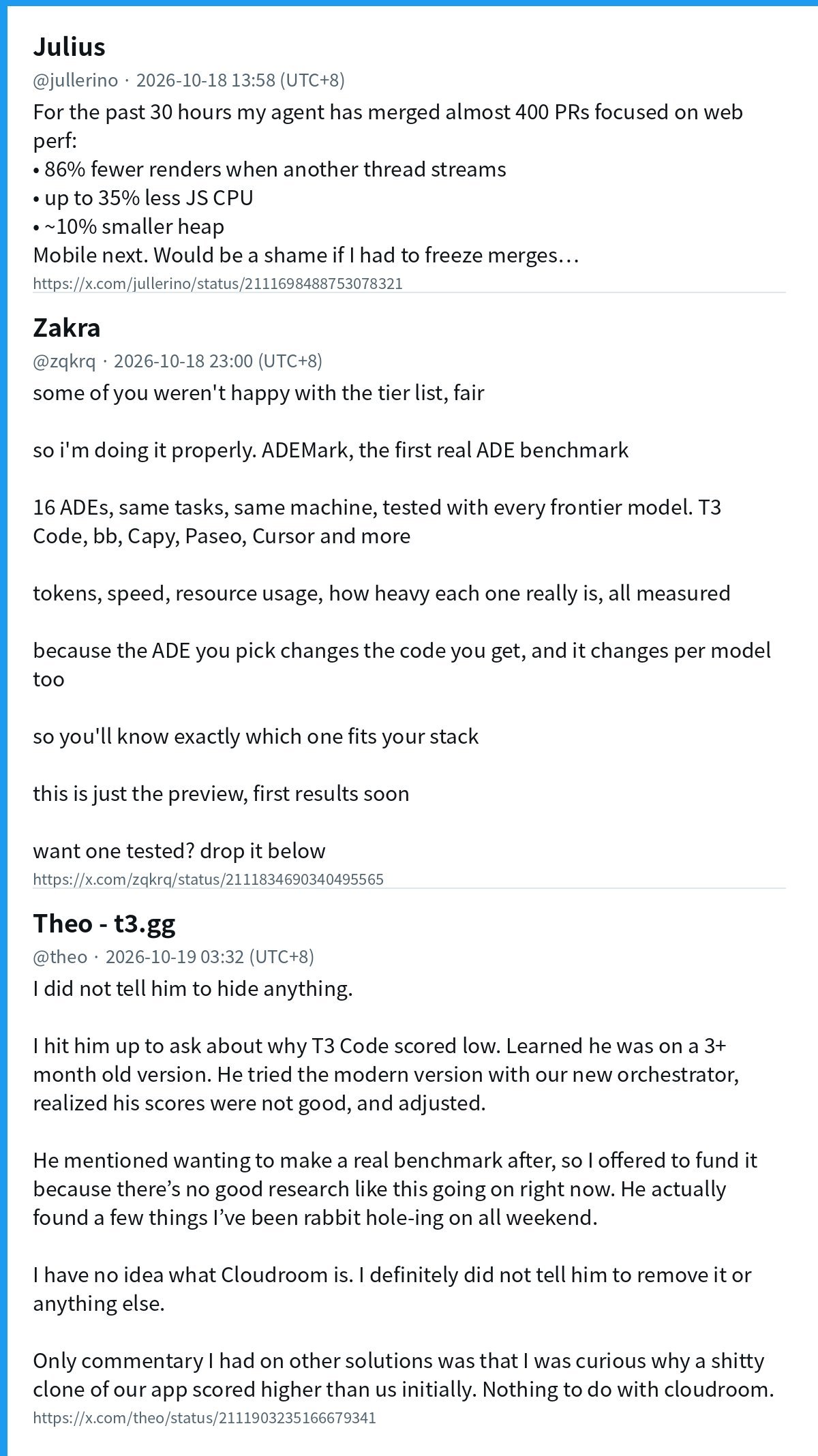 Posts from jullerino, zqkrq and theo