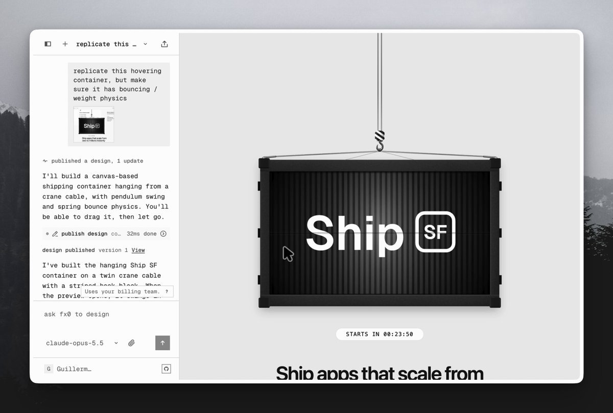 Vercel fx0 演示